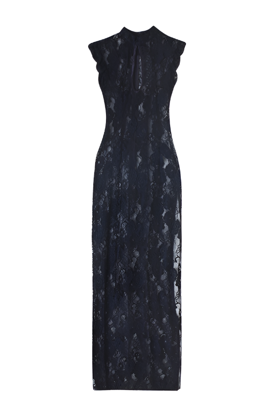 Eve Lace Gown - Black