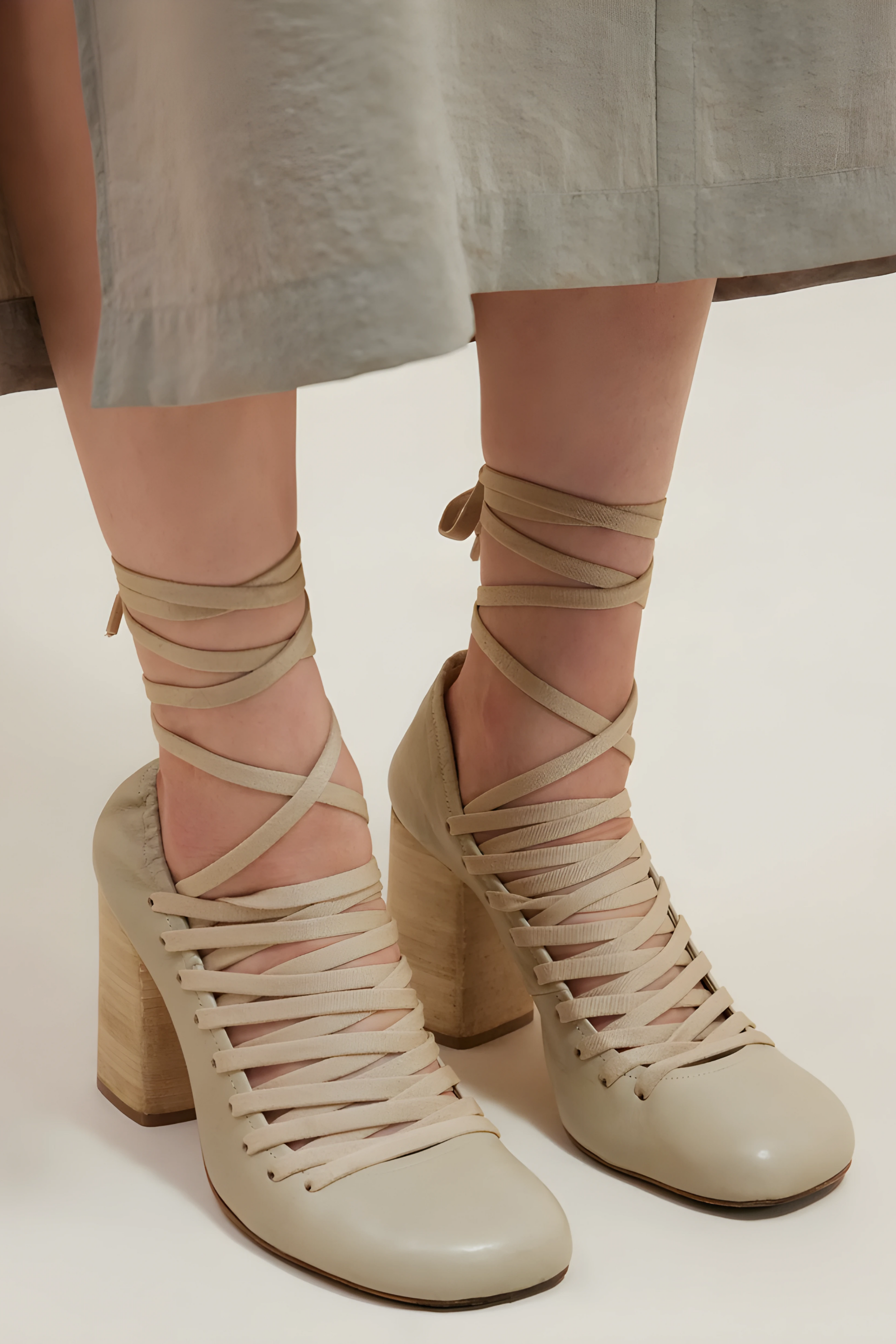 Arachnid Heels - Cream