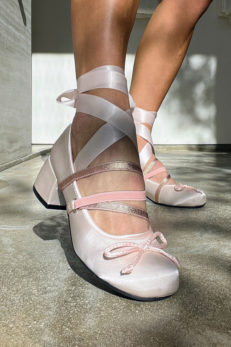 Ballerina Heels - Pink