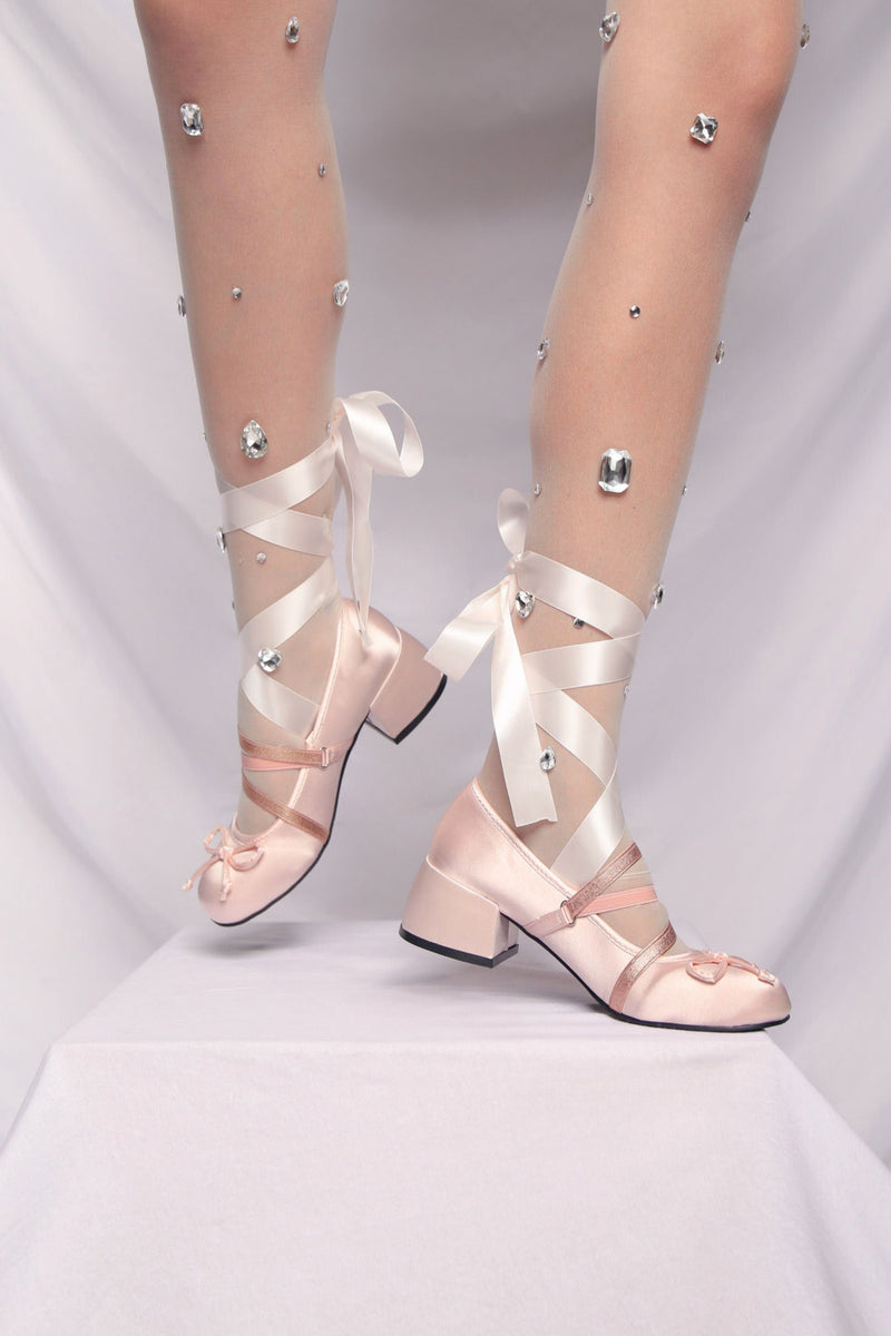 Ballerina Heels - Pink