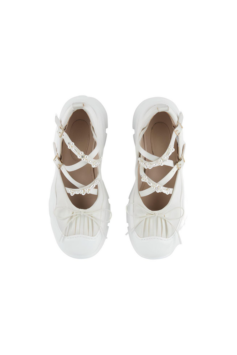 Ballet Sneakers - Pink/Silver – Double Standard