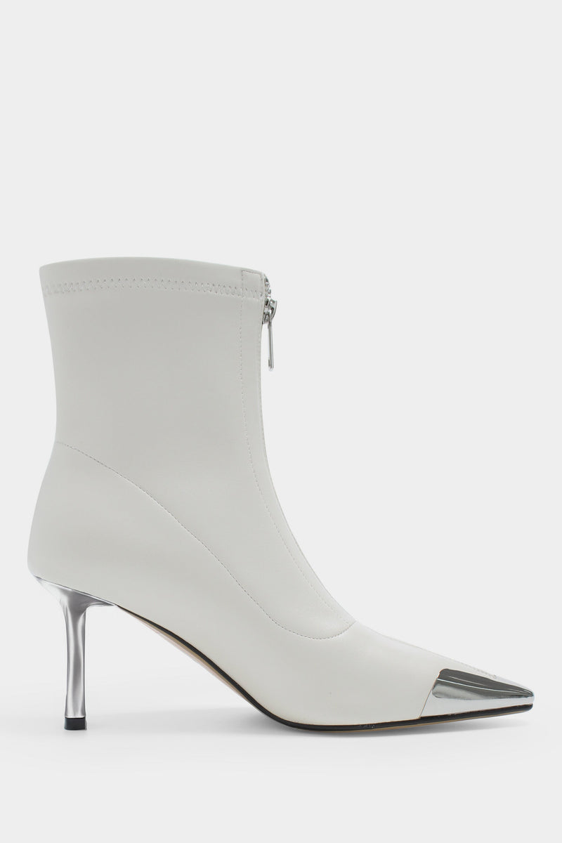 Nina Gogo Booties - White