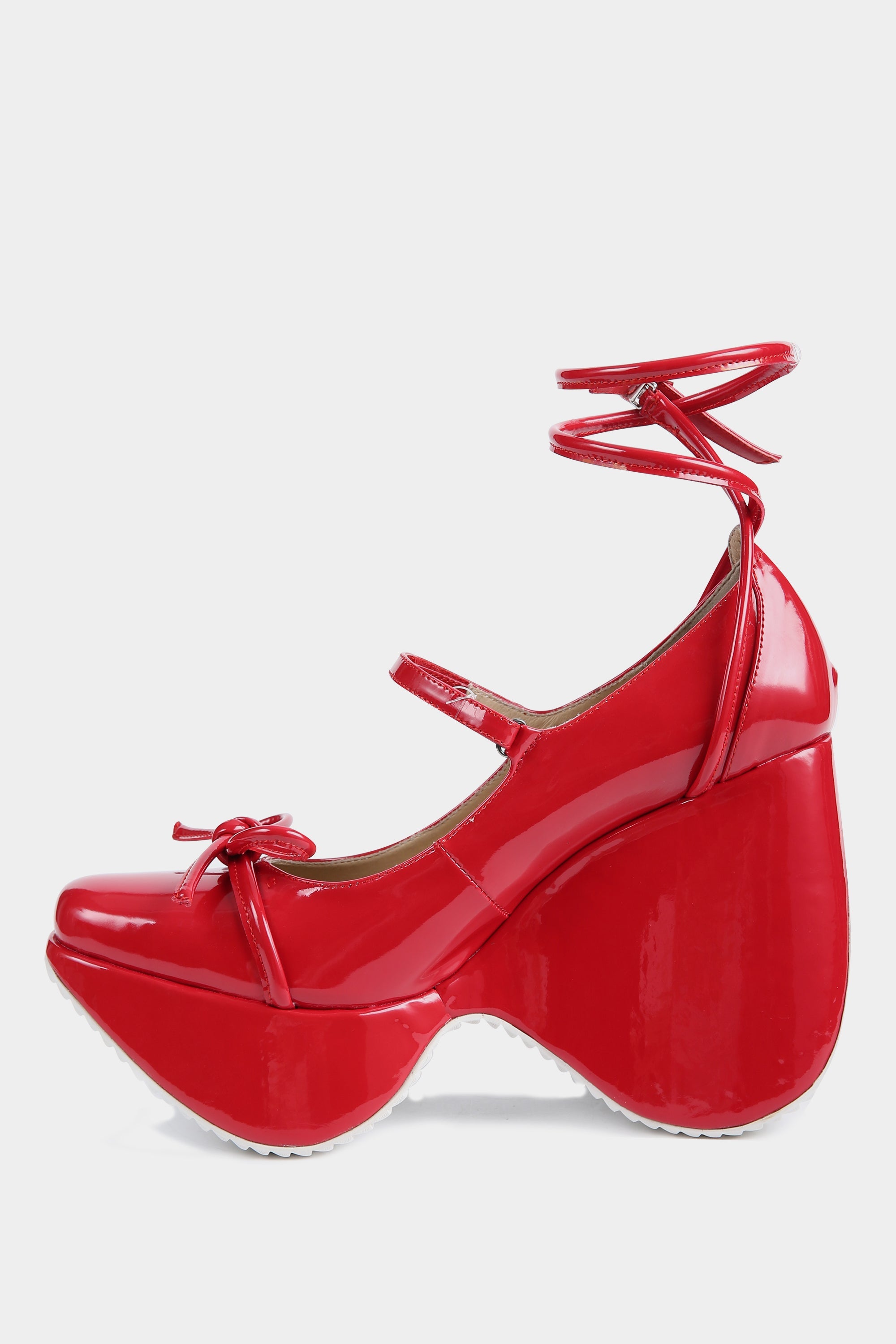 Paola Platforms - Sporty Red