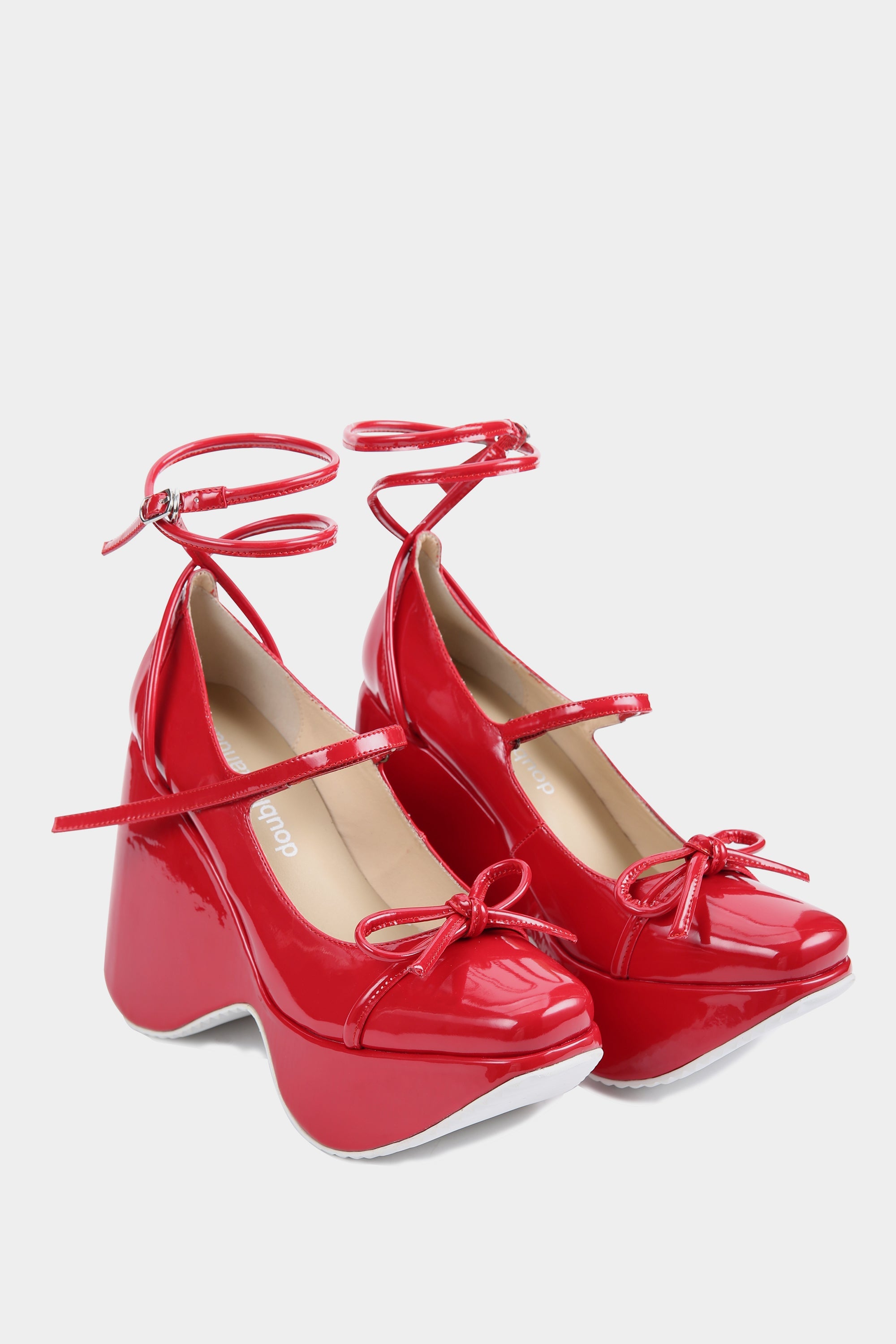 Paola Platforms - Sporty Red