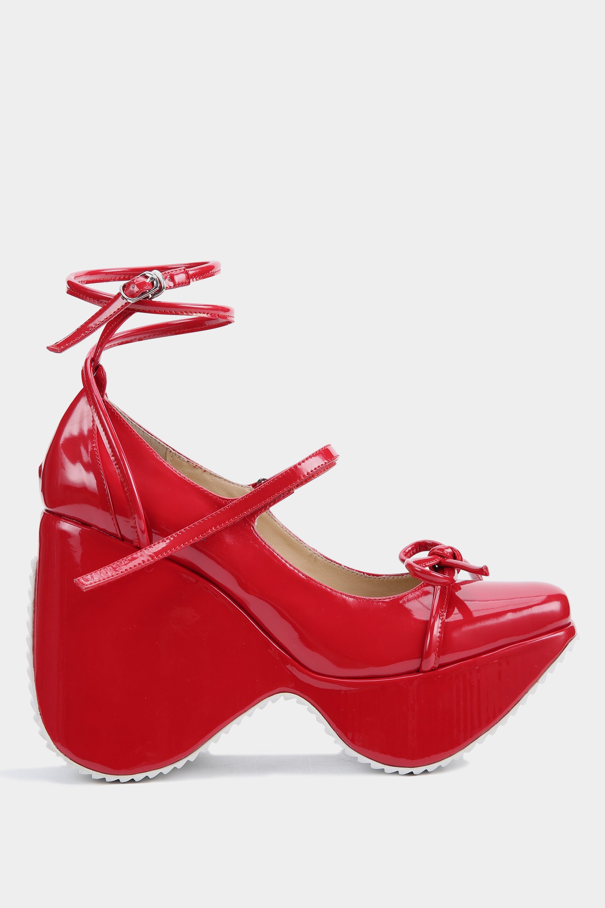 Paola Platforms - Sporty Red