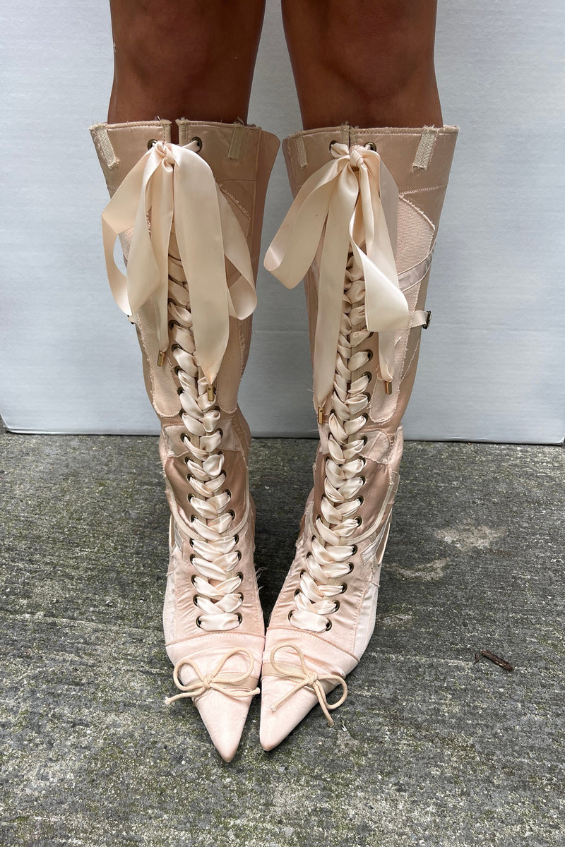 Paris Boots - Ballet Pink