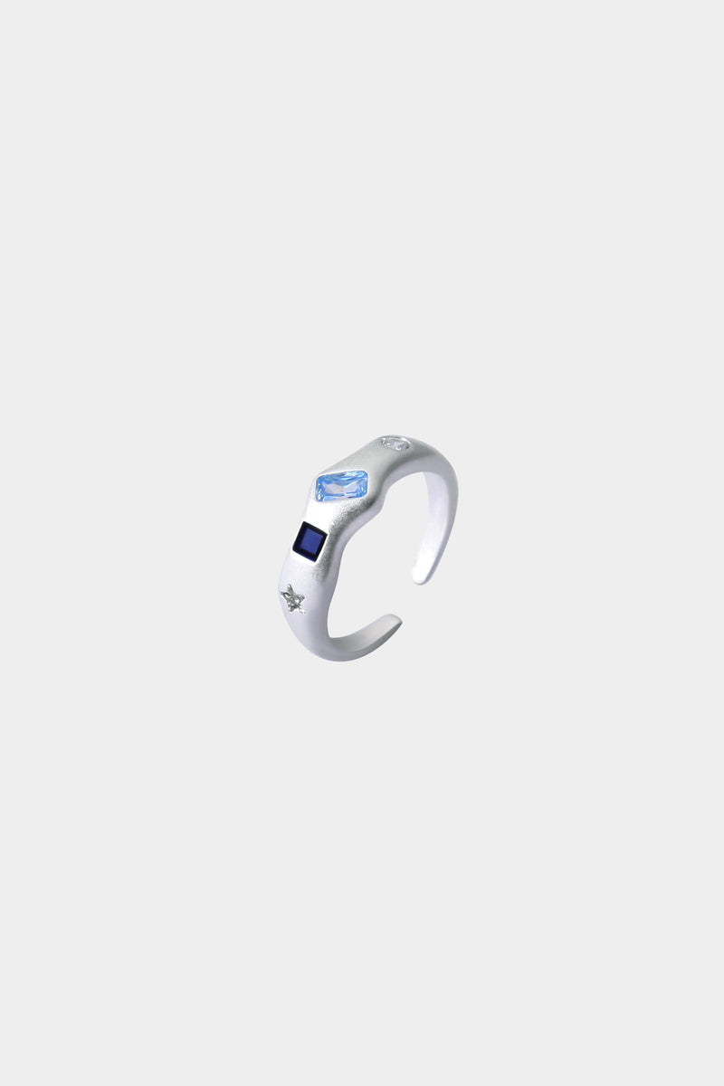 Preciosa Ring - Square Blue